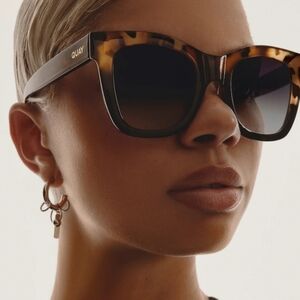 Quay Australia Brown Tortoise After Hours Sunglasses
